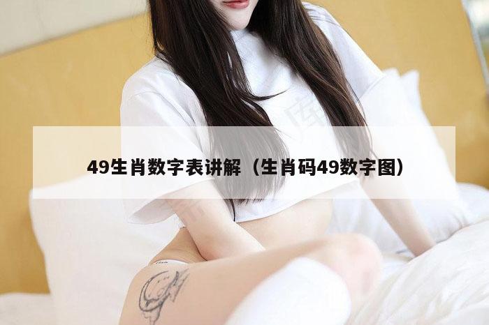 49生肖数字表讲解（生肖码49数字图）